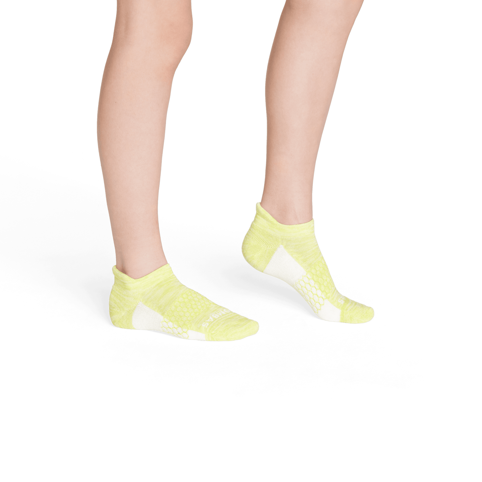 Two Tone Ankle Socks - Chartreuse YO1 [7791]