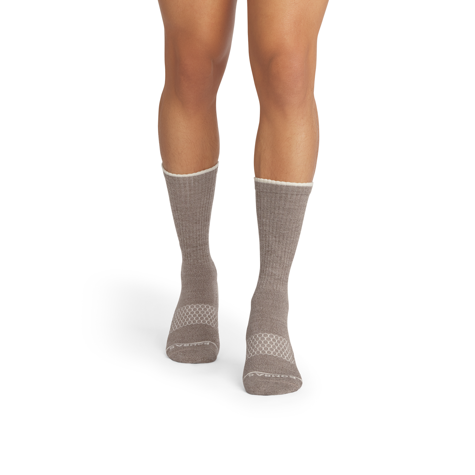 Merino Wool Blend Calf Socks - Birch MO1 [7800]
