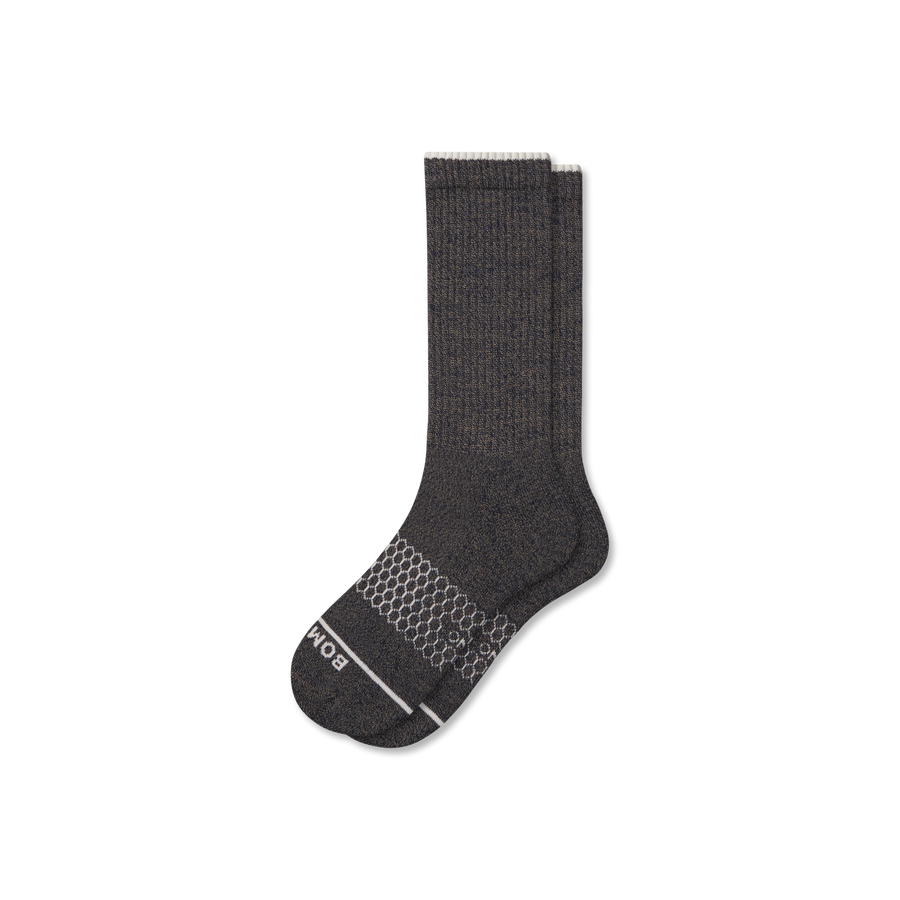 Men's Merino Wool Blend Calf Socks - Comfort Trail Support
