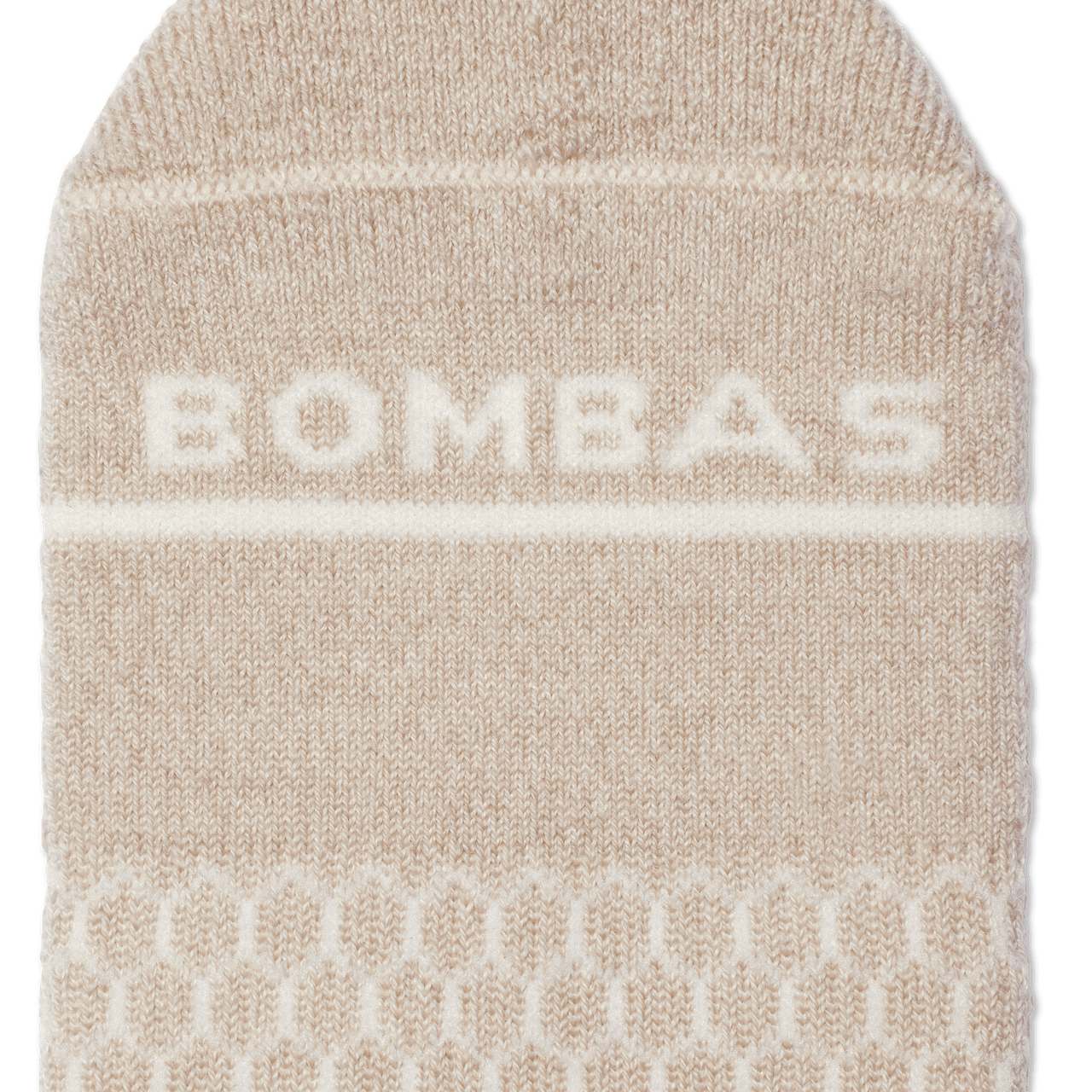 Merino Wool Blend Knee High Socks - Khaki Detail [7807]
