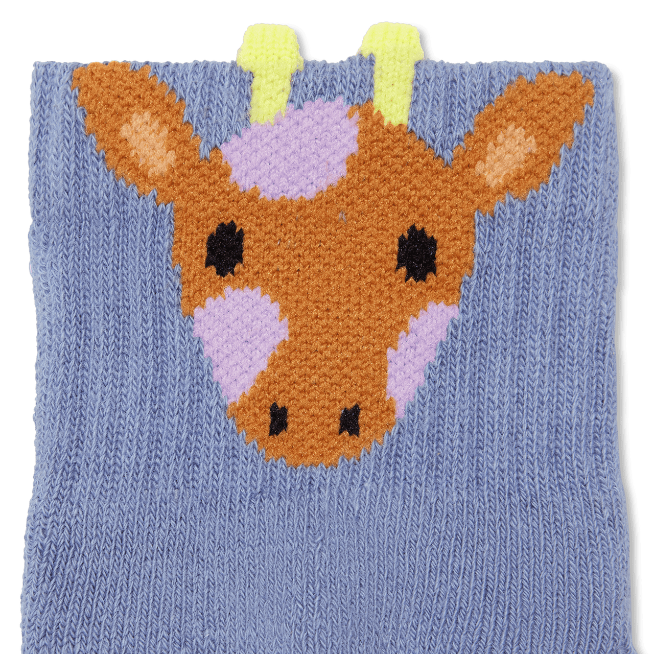 Toddler Safari Stripe Calf Socks - Fjord Detail [7829]