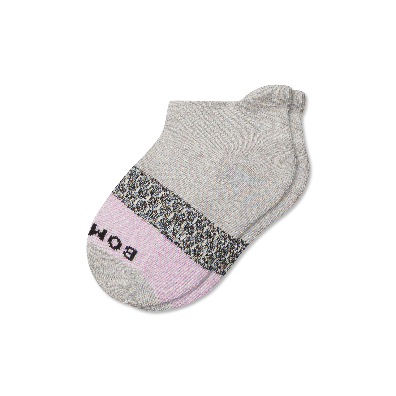 Junior Ankle Socks grey-black-lavender-layflat-1-transparent