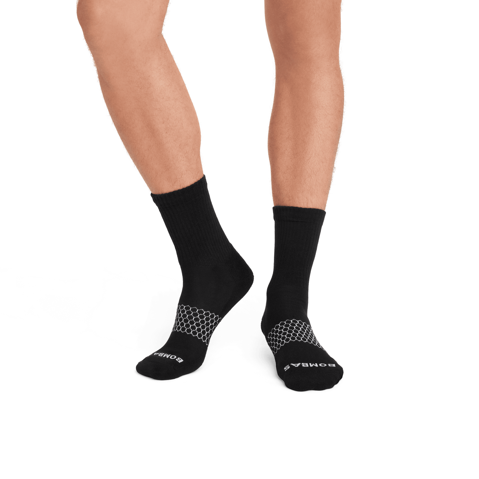 Solids Half Calf Socks black-MO-2-transparent