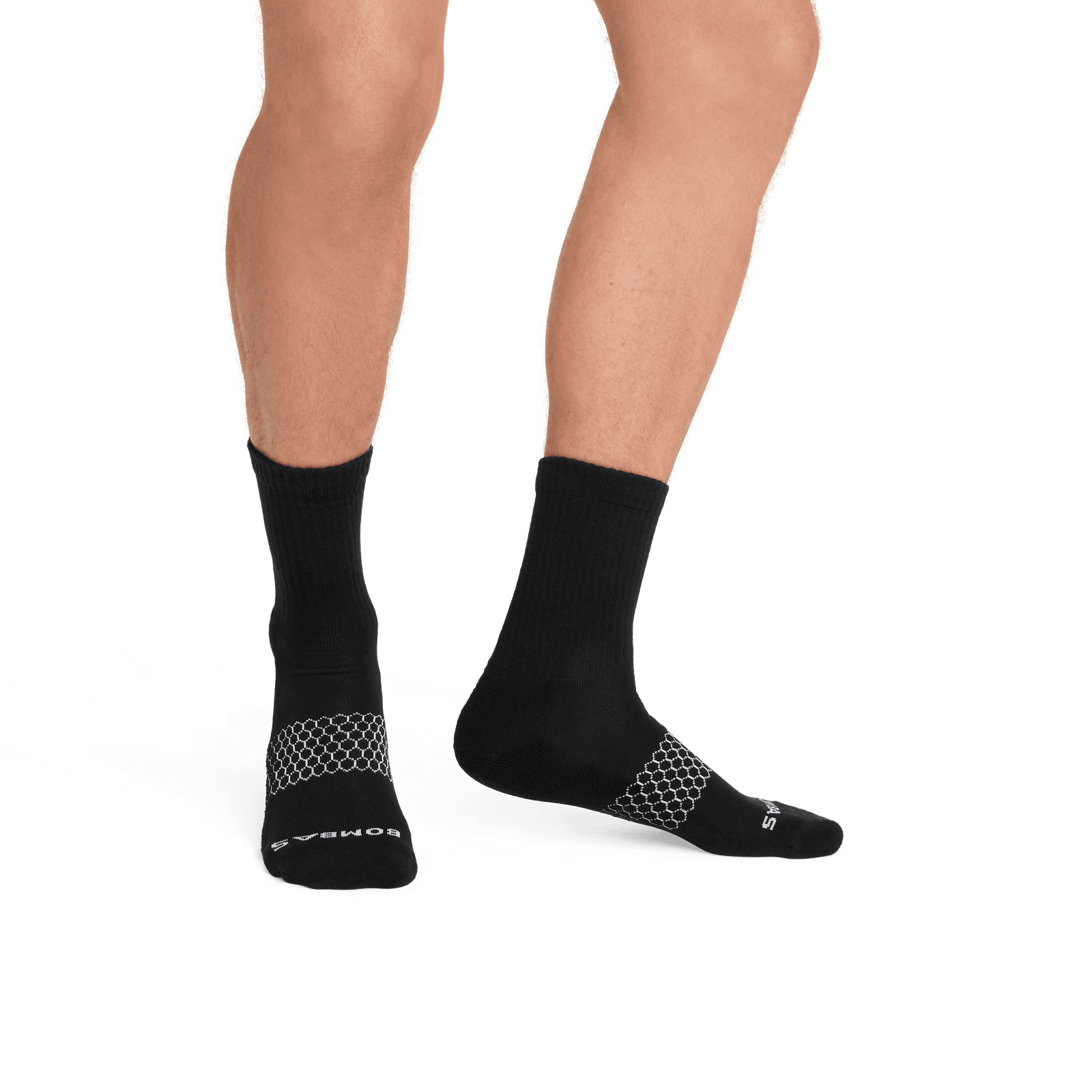 Solids Half Calf Socks black-MO-3-transparent