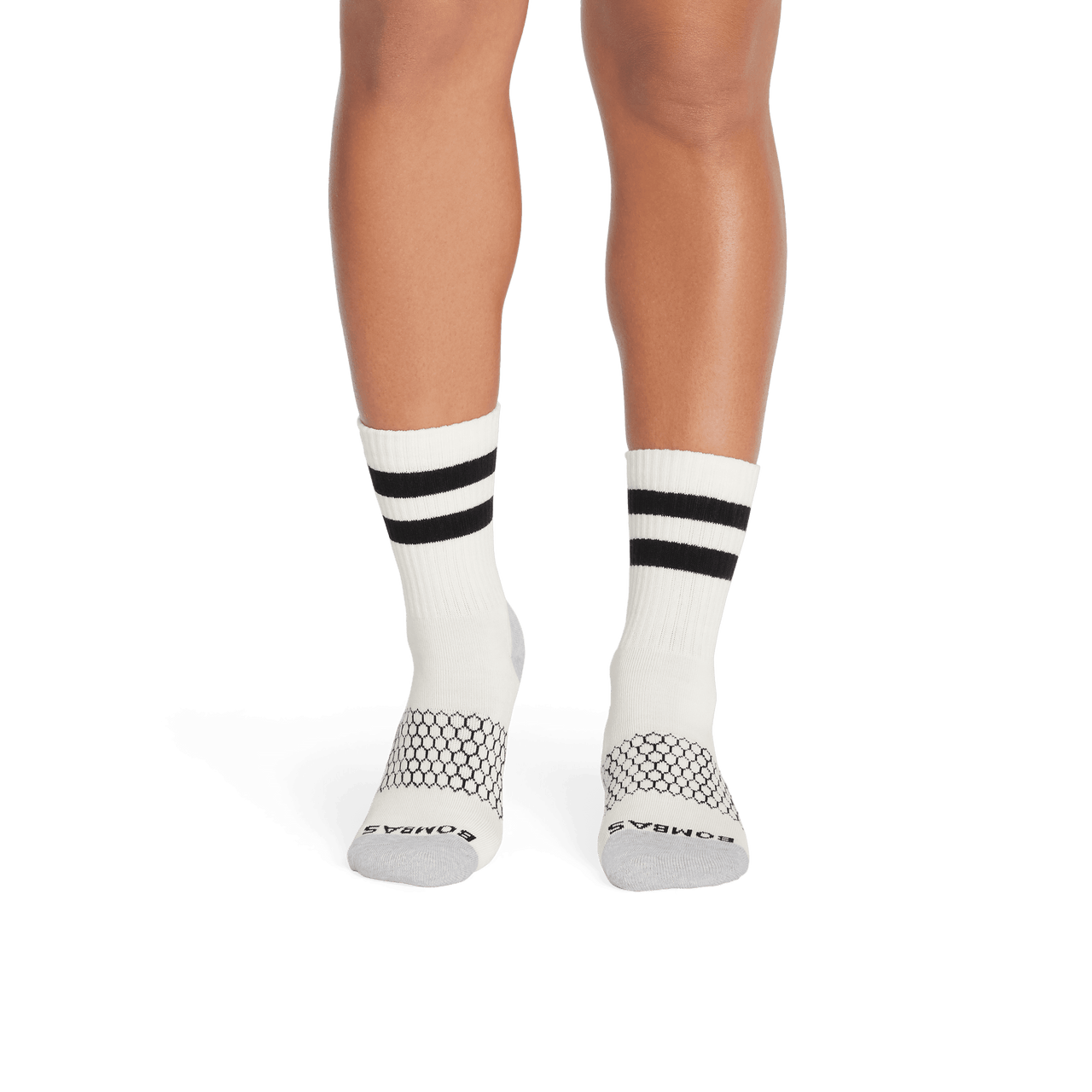 Half Calf Socks softwhite-black-wo-2-transparent