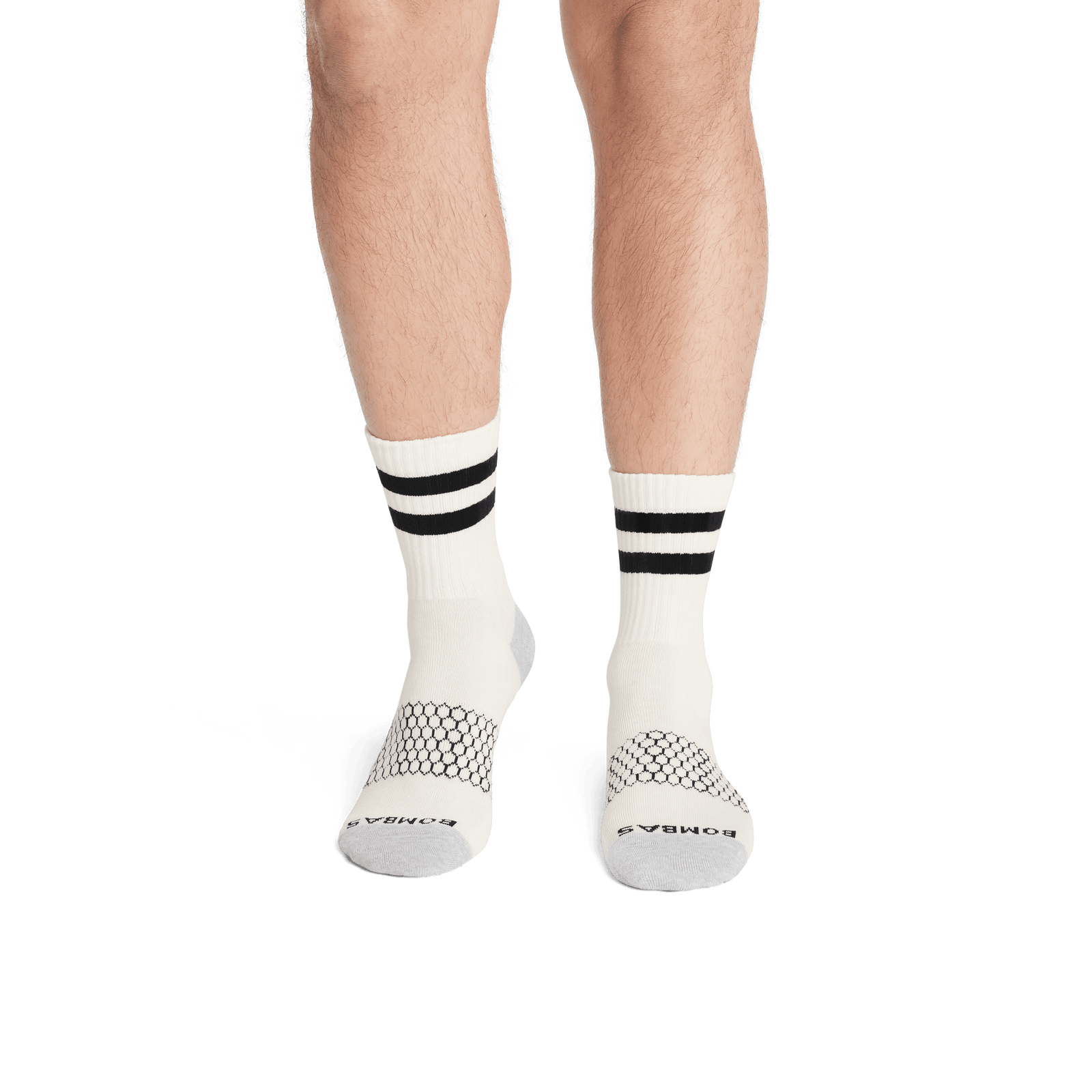 Half Calf Socks softwhite-black-mo-2-transparent