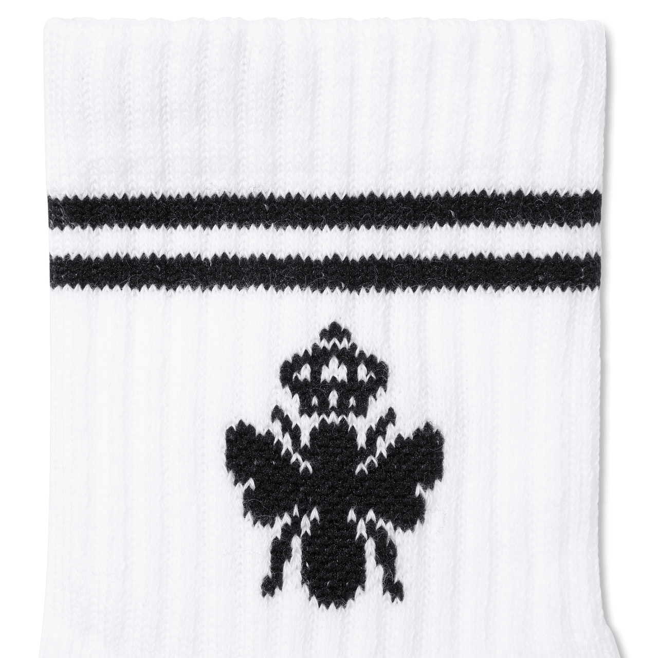 Junior Originals Calf Socks - White Detail [7894]