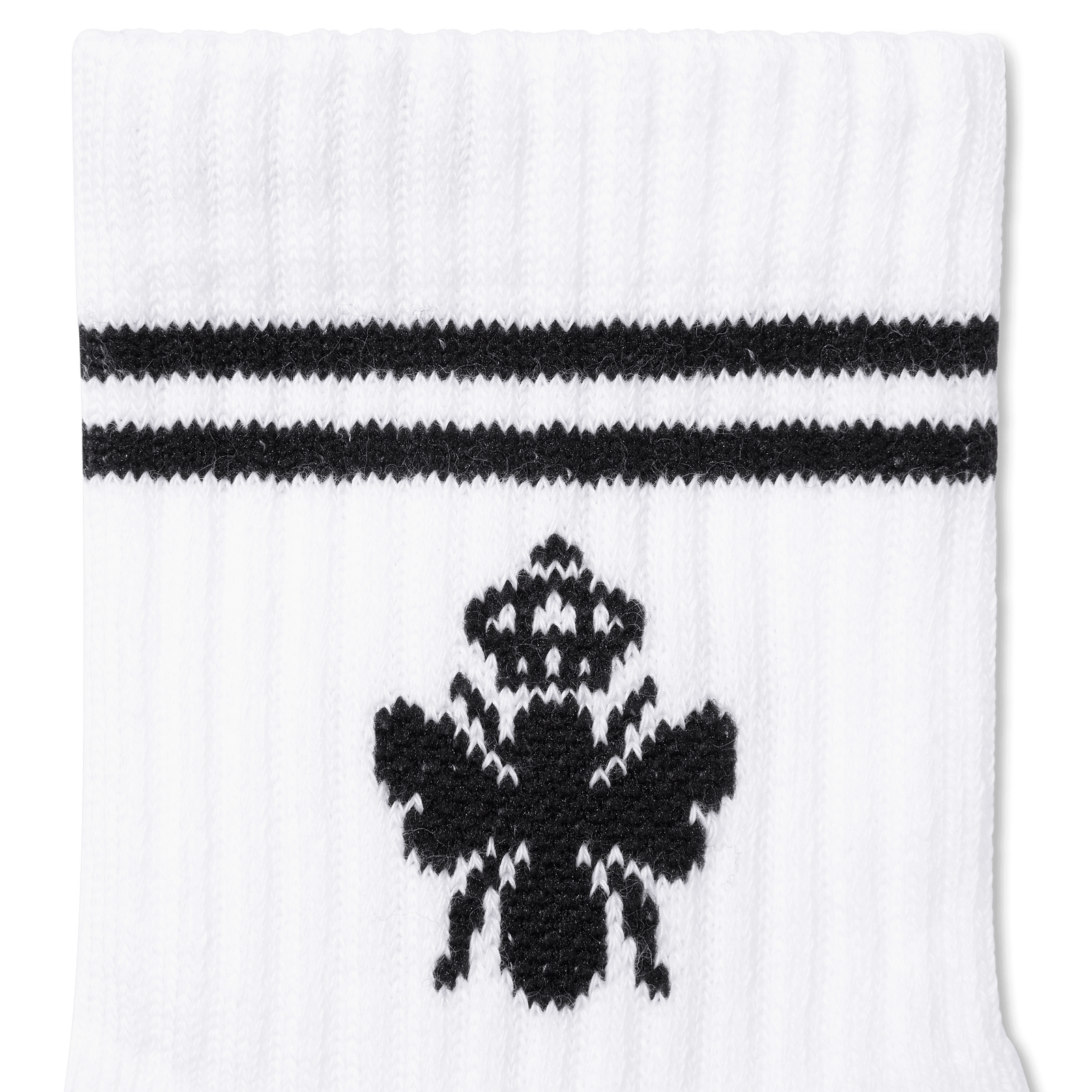 Junior Originals Calf Socks - White Detail [7894]