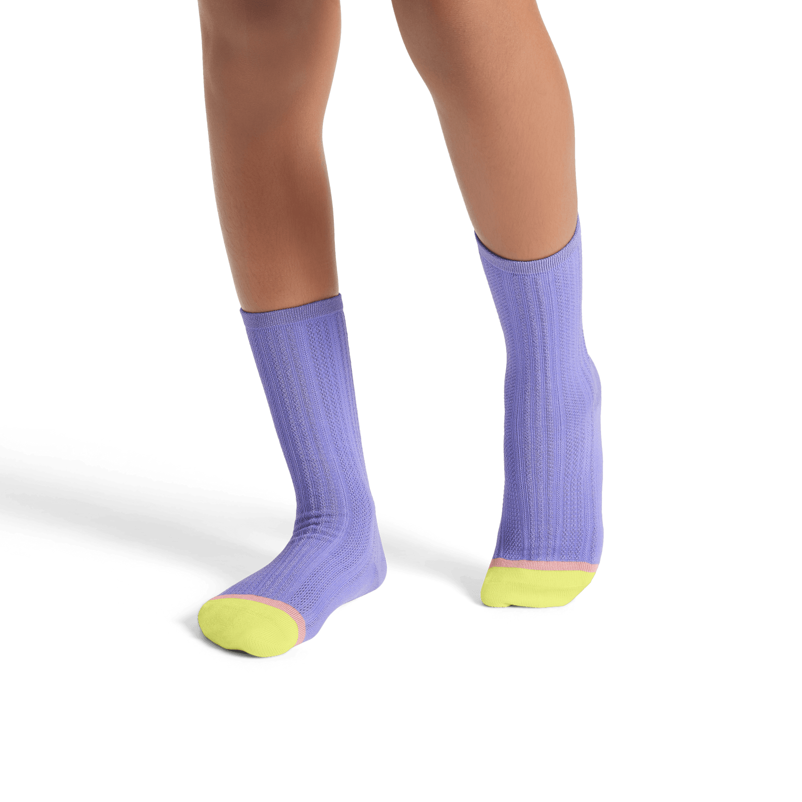 Youth Pointelle Calf Sock - Iris YO1 [8071]