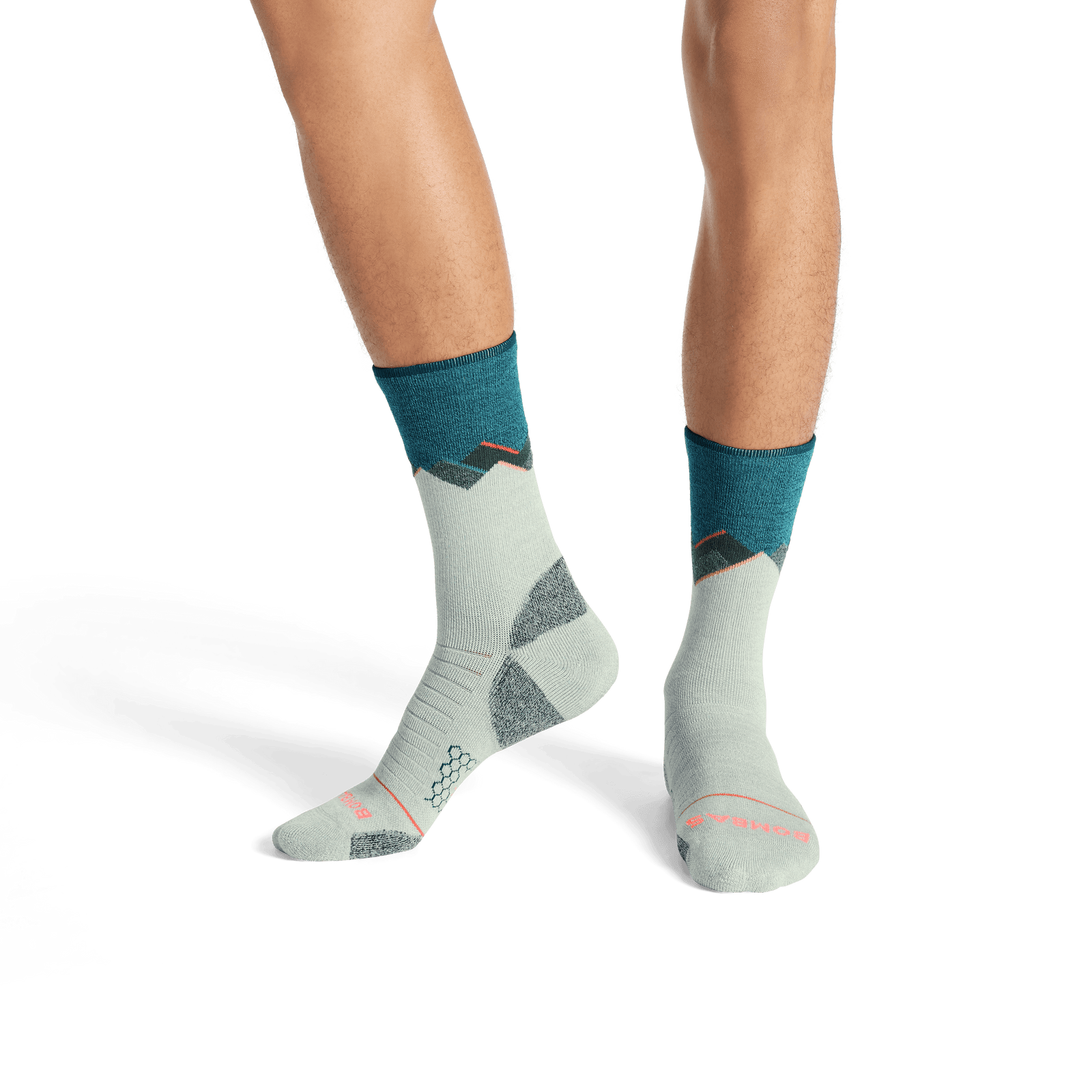 Merino Wool Blend Hiking Calf Socks - Putty Green MO1 [8082]