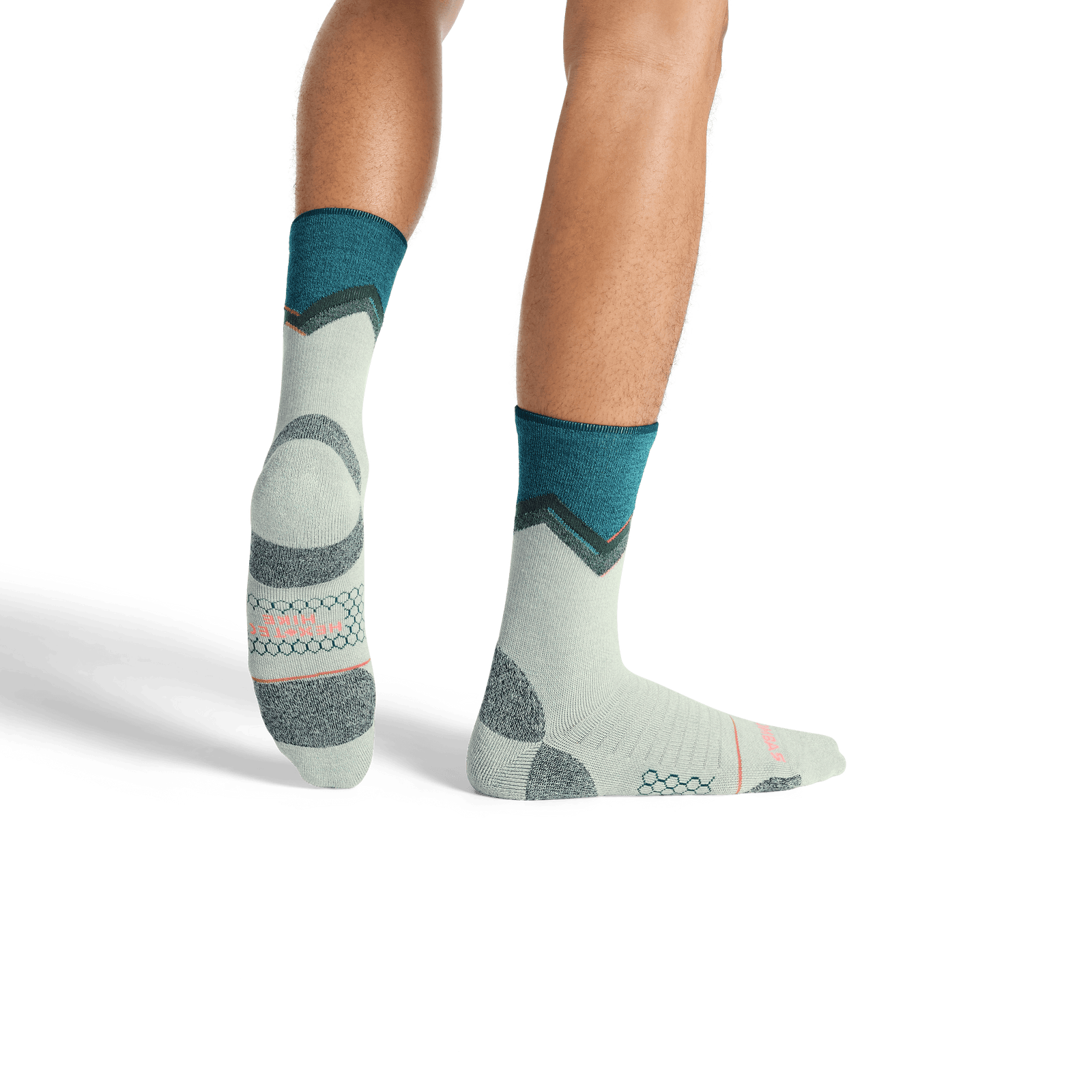 Merino Wool Blend Hiking Calf Socks - Putty Green MO2 [8082]