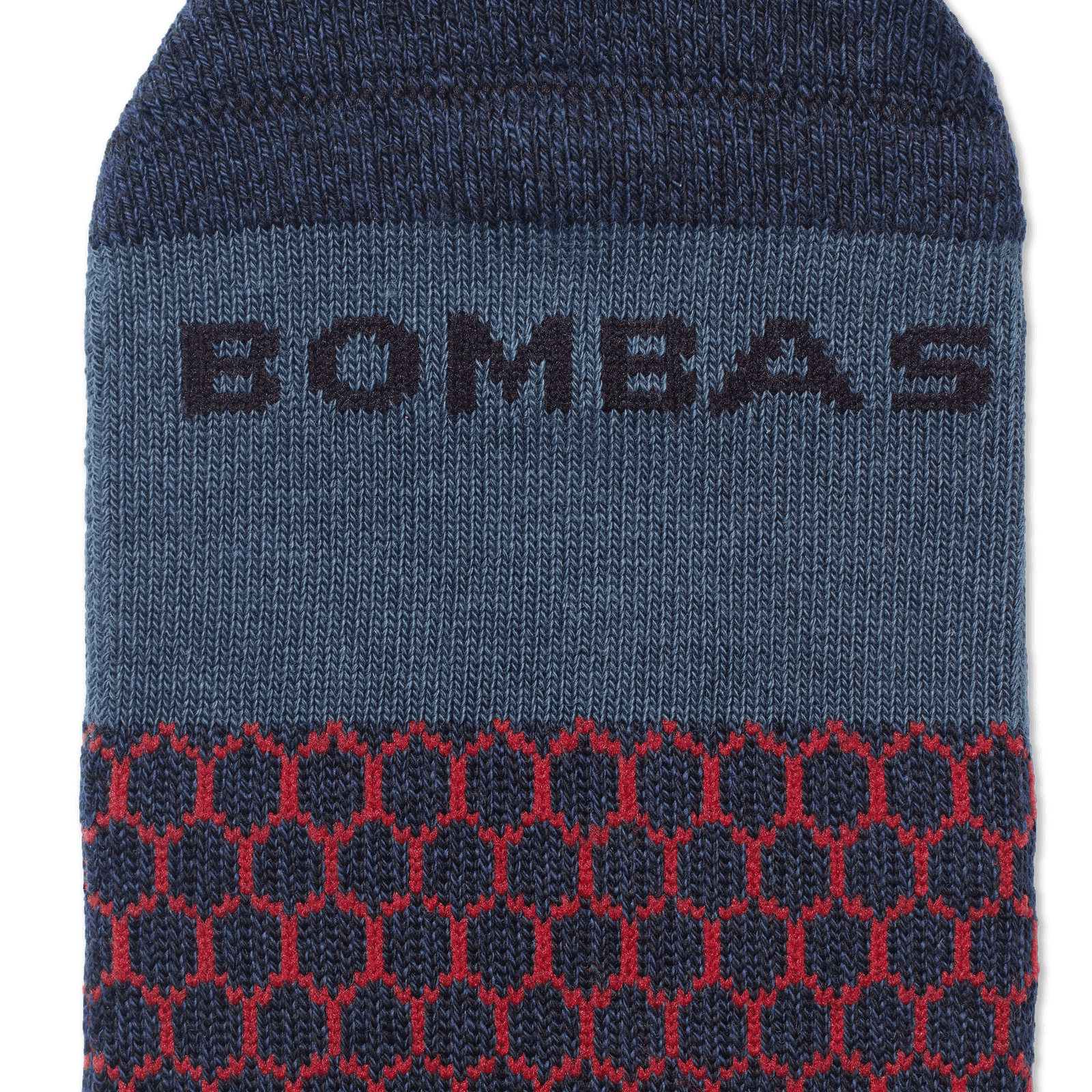 Marl Ankle Socks - Black / Navy Detail [8101]