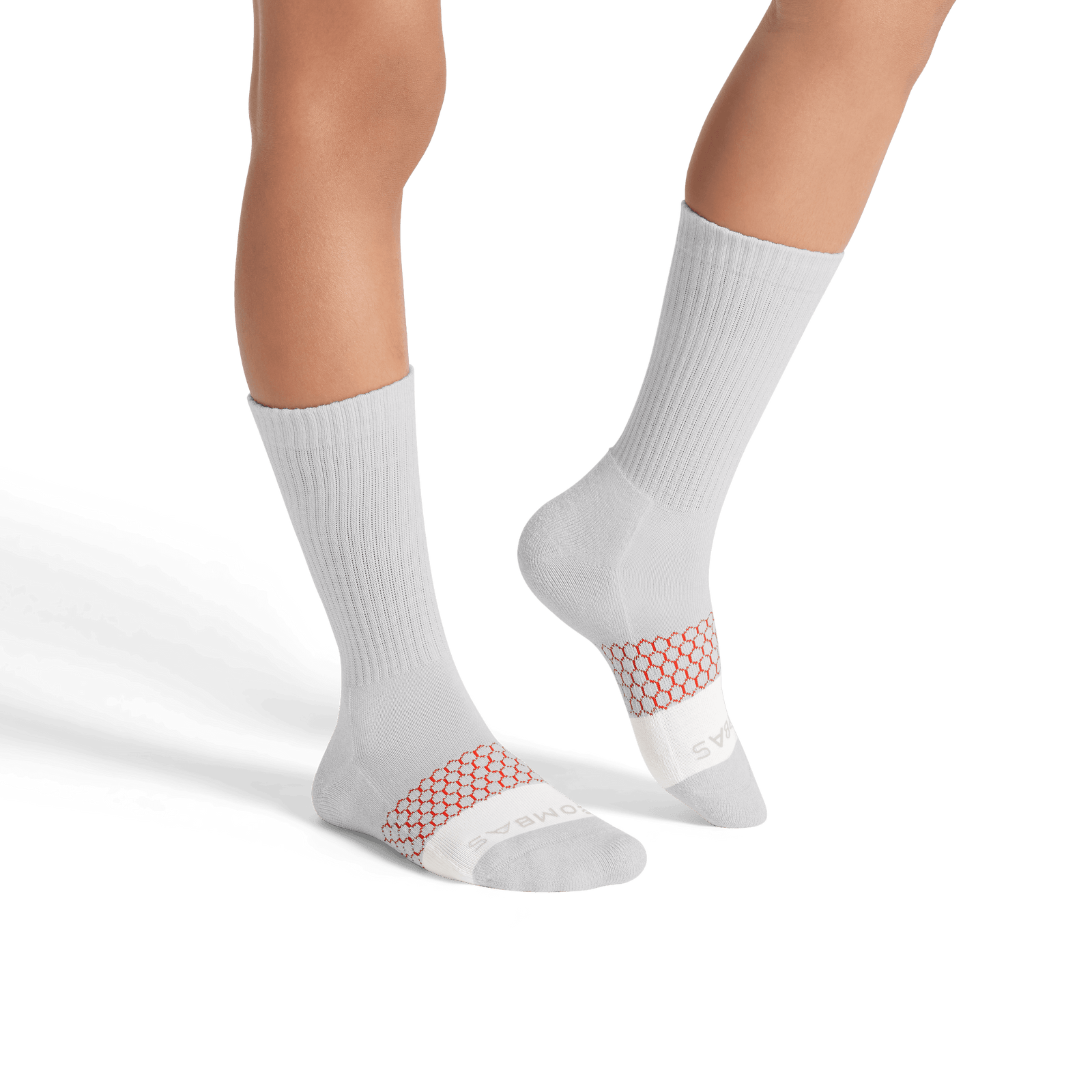 Marl Calf Socks - Harbor Grey / Soft White YO1 [8103]