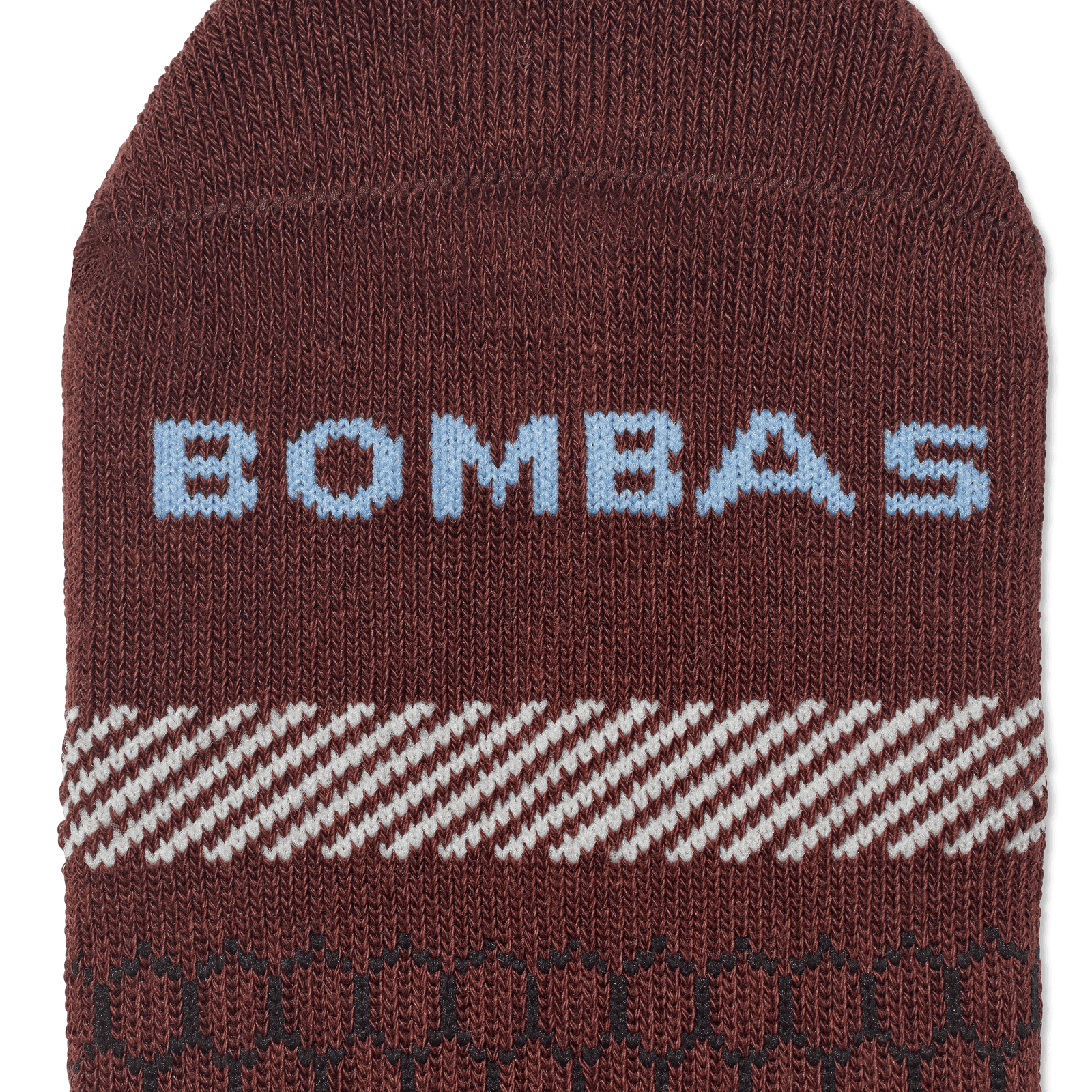 Holiday Calf Socks - Dark Cocoa / Ivory Detail [8135]