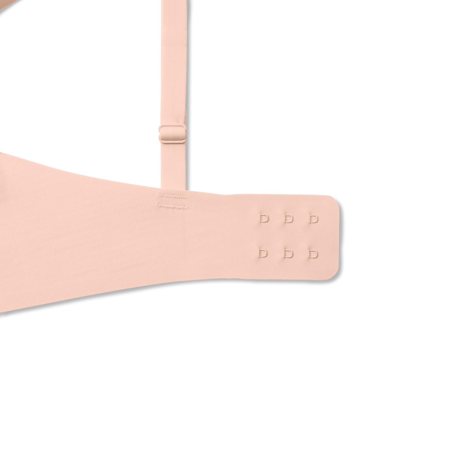 Women's No Show Plunge Bralette - Pink Sandstone Detail [8252]