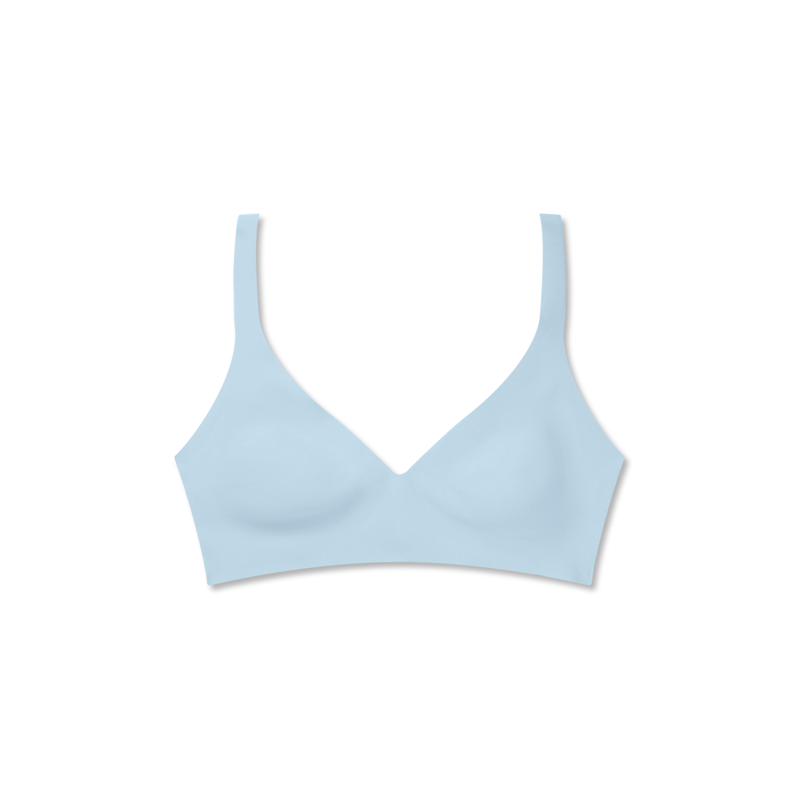 Women's No Show Plunge Bralette - Glacier Blue L [8252]
