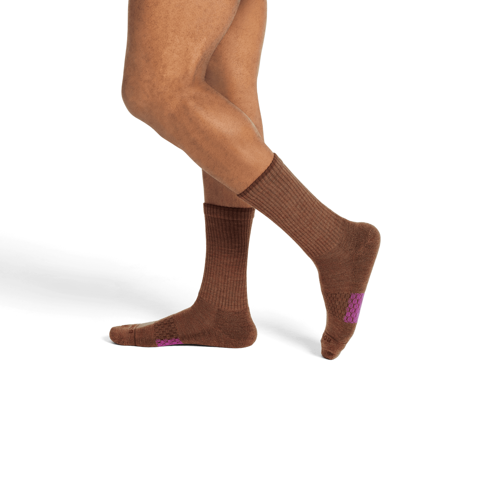 Merino Wool Blend Calf Socks - Spicy Chai MO2 [8256]