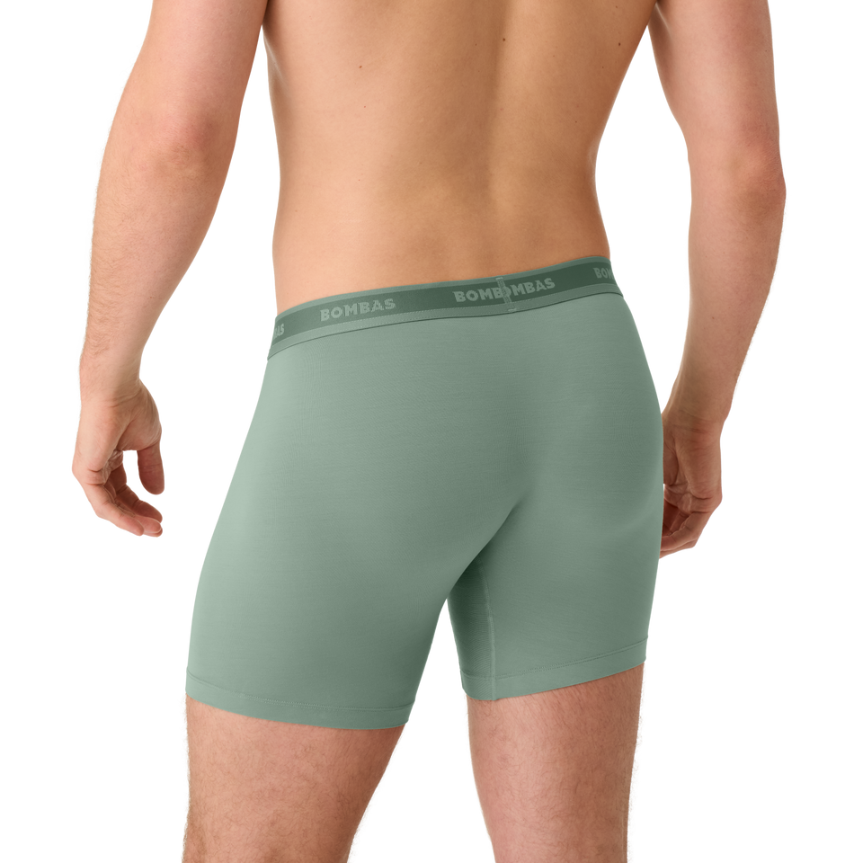 Men's Soft Flex Boxer Brief - Easy Sage MO2 [8287]