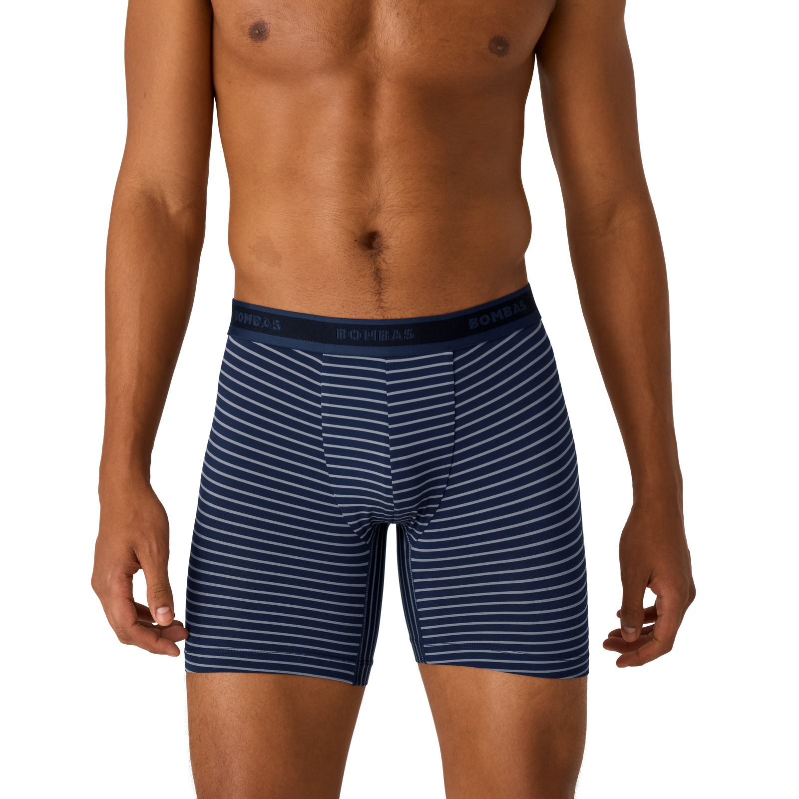 Men's Soft Flex Boxer Brief - MIDNIGHT NAVY / STARGAZE STRIPE MO1 [8287]