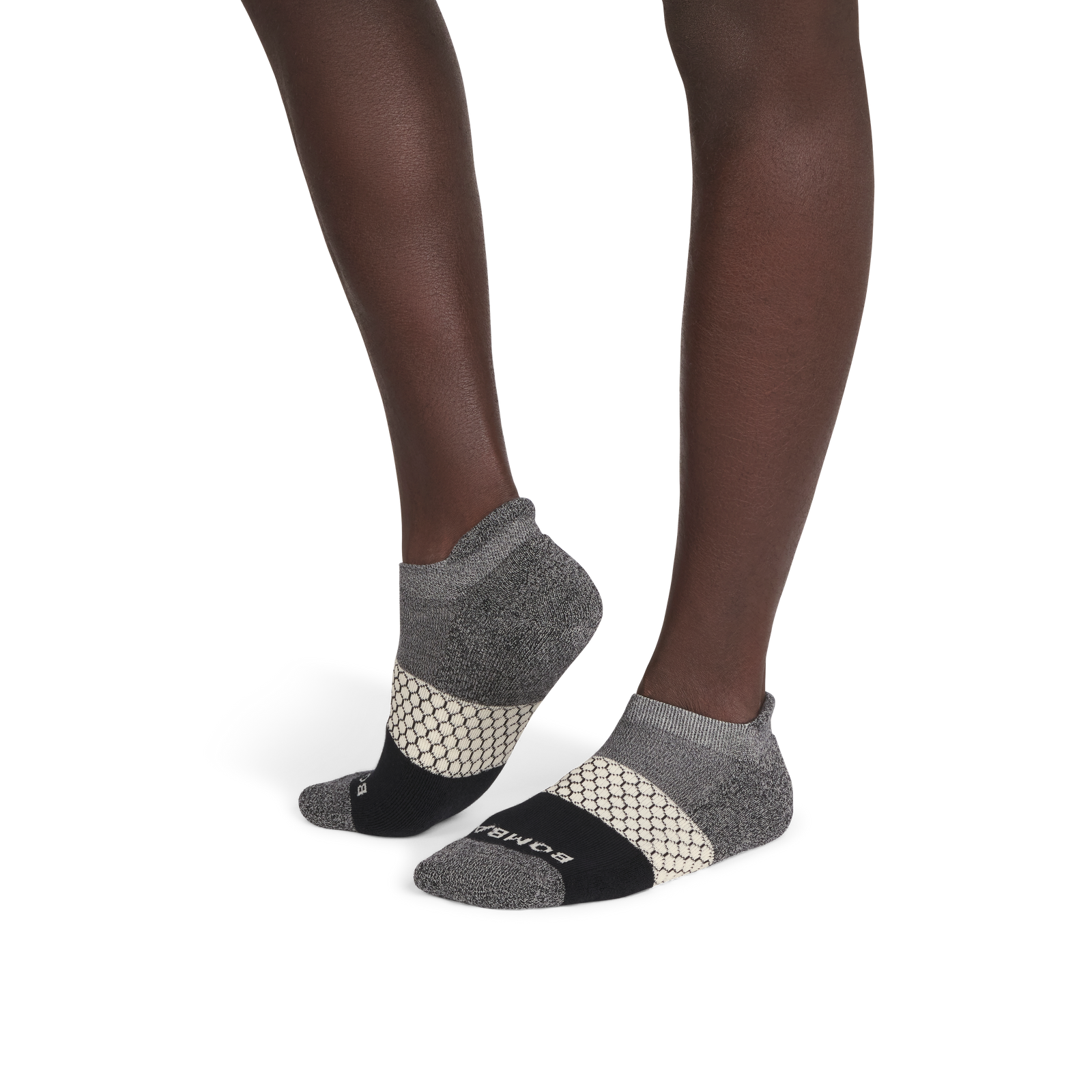 Tri-Block Ankle Sock - cream black MO1 [8293]