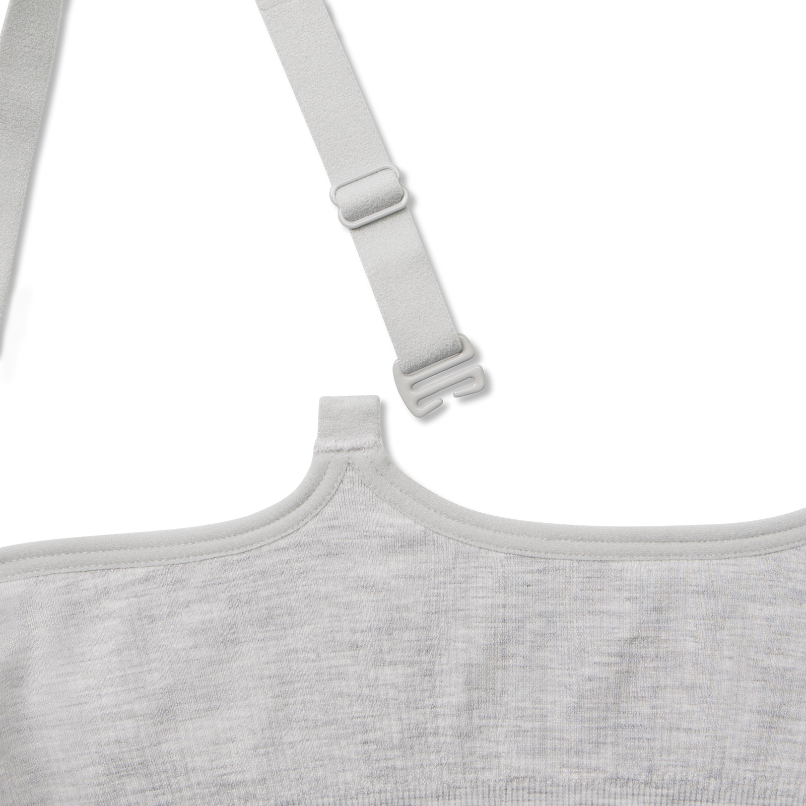 Women's Seamless Scoop Bralette - Varsity Grey Heather Detail [8343]