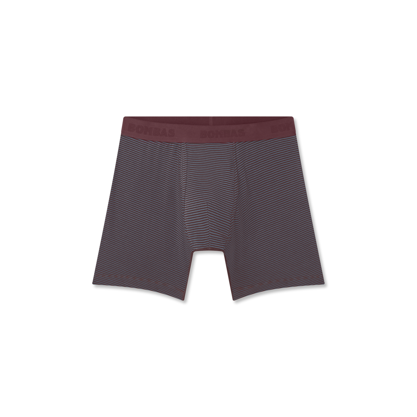 Men's Cotton Modal Blend Boxer Brief - pebble all spice stripe L [8470]