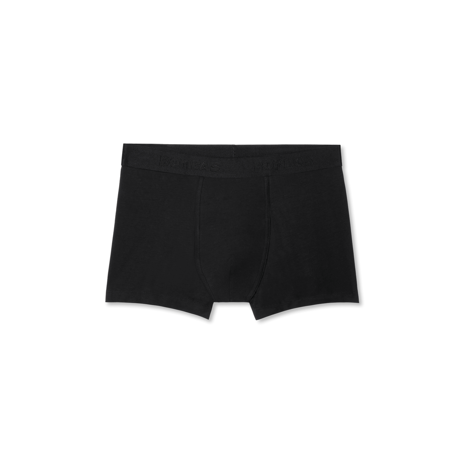 Men's Cotton Modal Trunk - Black L Front [8472]