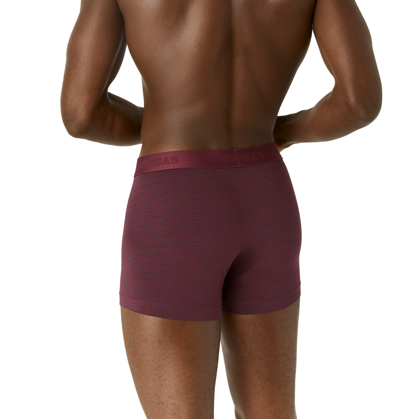 Men's Cotton Modal Blend Trunk - Burgundy Midnight Plum Stripe MO2 [8472]