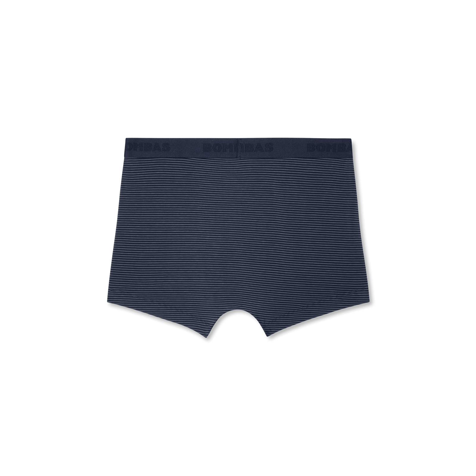 Men's Cotton Modal Trunk - Midnight Navy / Washed Black Micro Stripe L Back [8472]