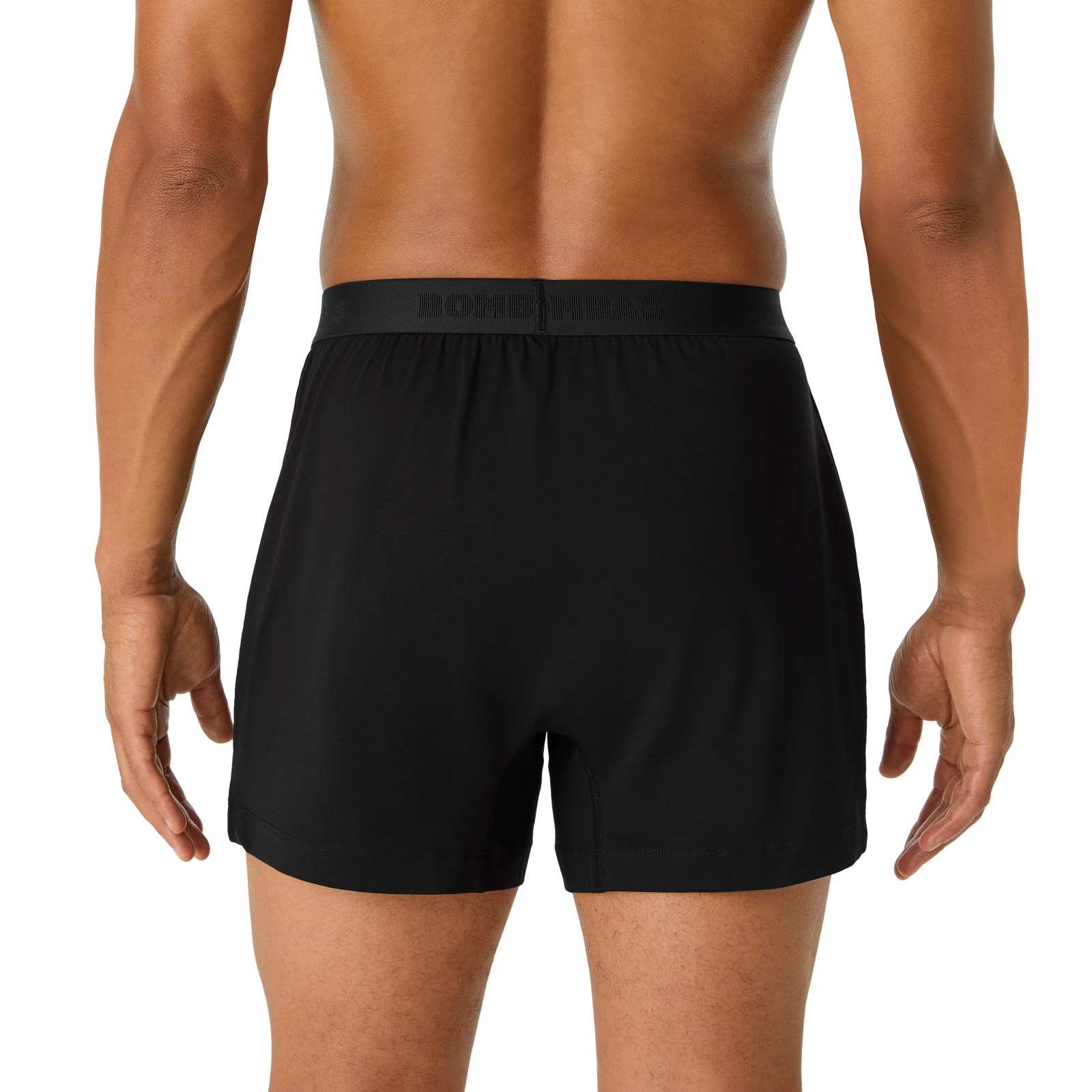 Cotton Modal Blend Boxer - Black MO3 [8473]