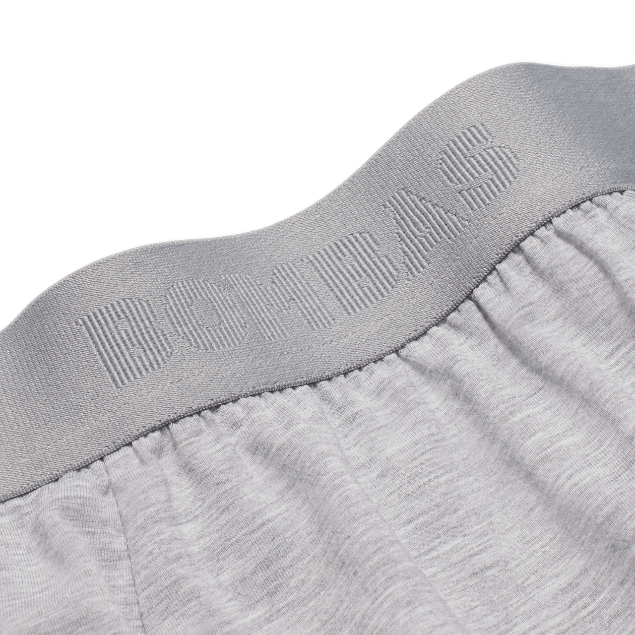 Men's Cotton Modal Blend Boxer - Medium Heather Grey Detail [8473]