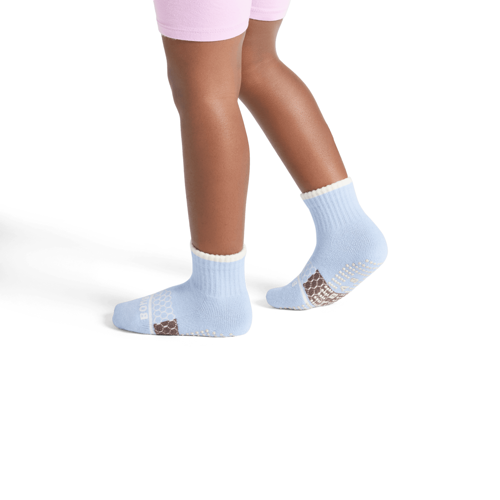 Merino Wool Blend Gripper Calf Socks - Summit Blue TO1 [8507]
