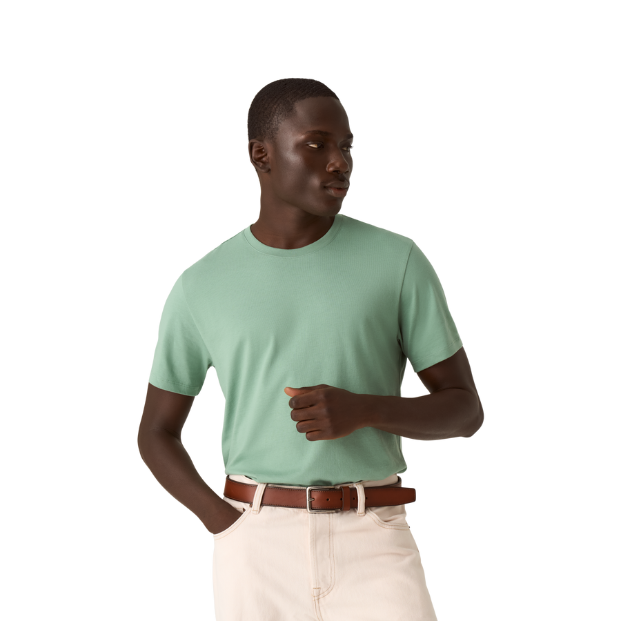 Men's Pima Cotton Crew Neck T-Shirt - Modern Street Wear