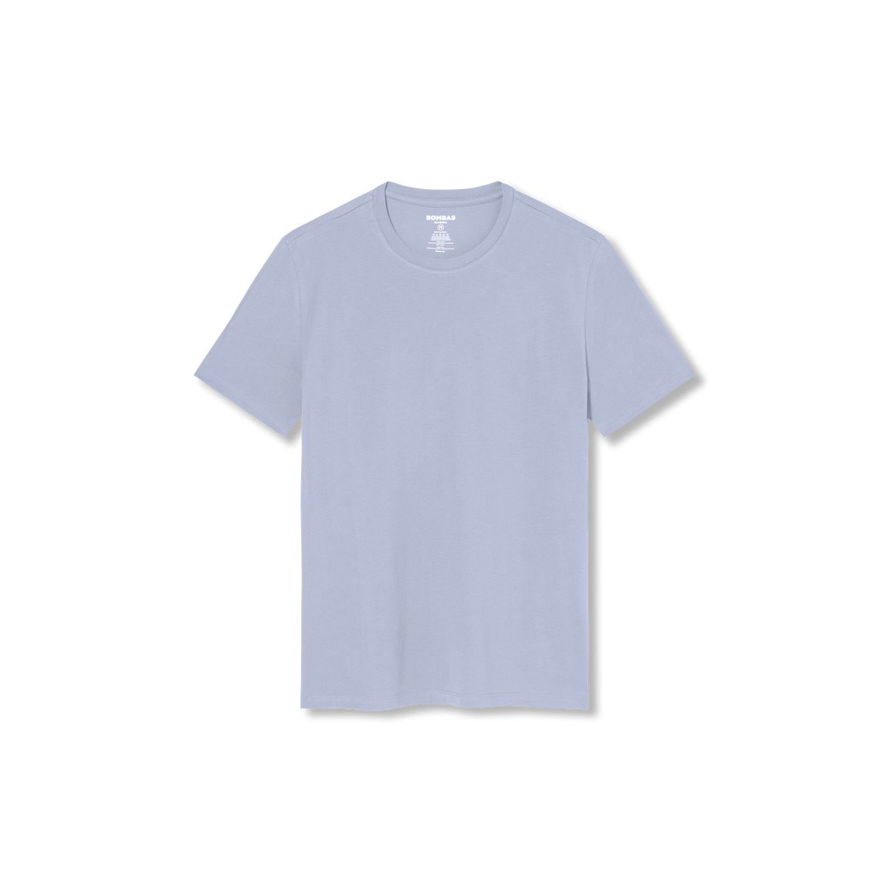 Pima Cotton Crew Neck T-Shirt - sky sail blue L [8525]