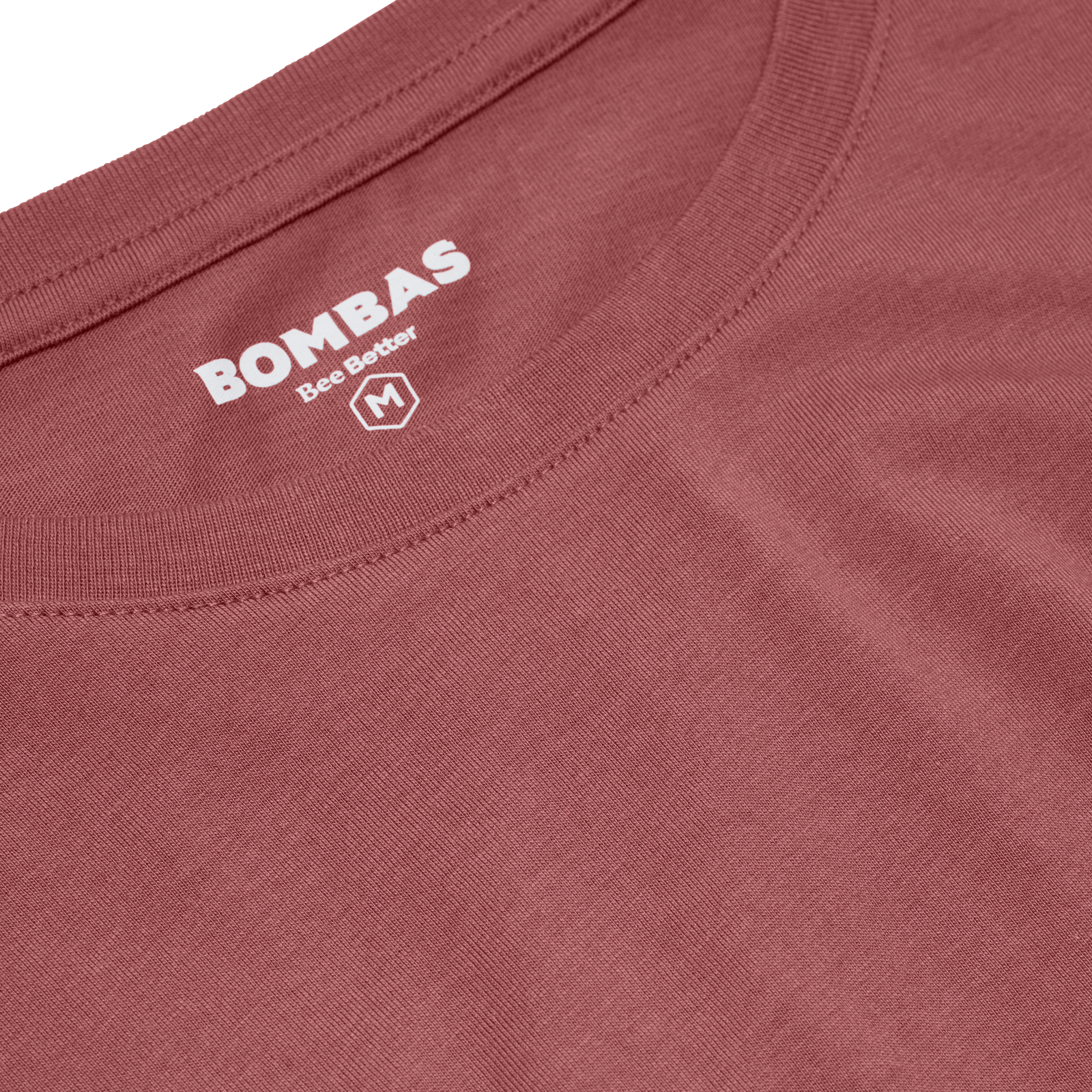 Men's Slim Fit Pima Cotton Crew Neck T-Shirt - Berry Dusk Detail [8526]