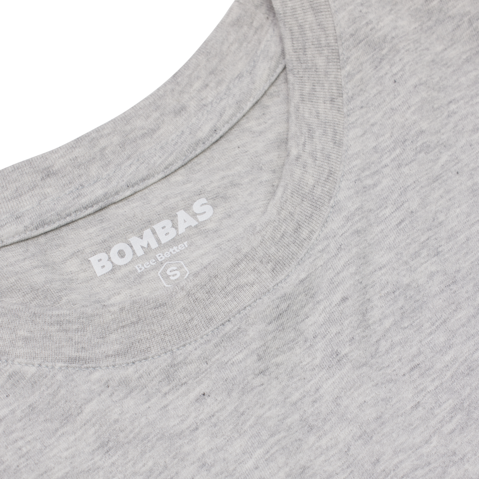 Women's Pima Cotton Crew Neck T-Shirt - Varsity Grey Heather Detail [8530]