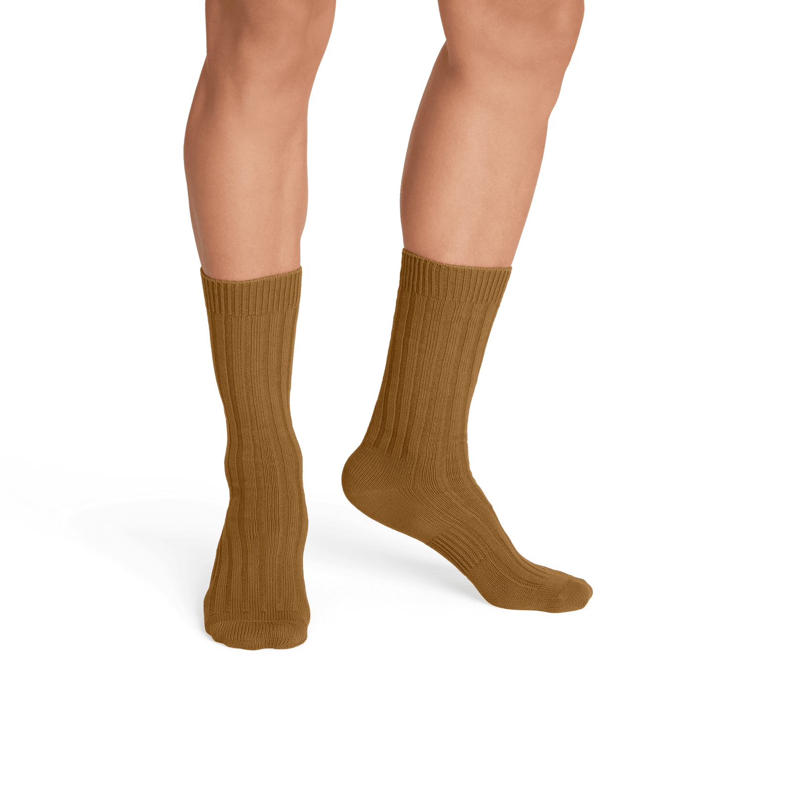 Classic Rib Calf Sock - Brownstone - MO1 [8563]