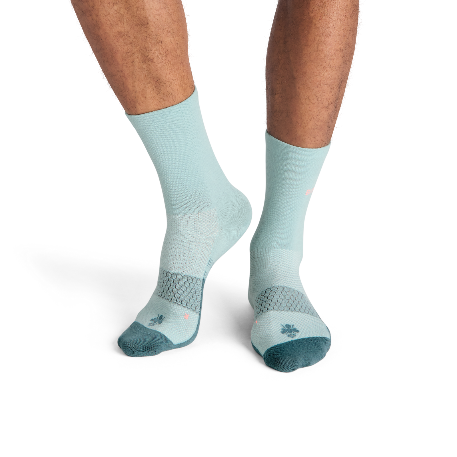 Lightweight Athletic Half Calf Socks - Misty Sky MO1 [8579]