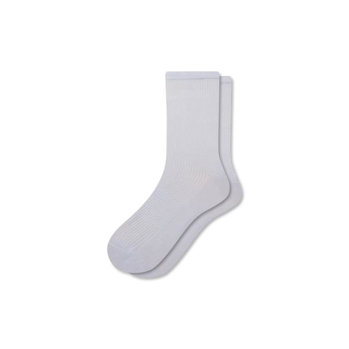 Women's Featherweight Rib Half Calf Socks - sky sail blue L [8593]