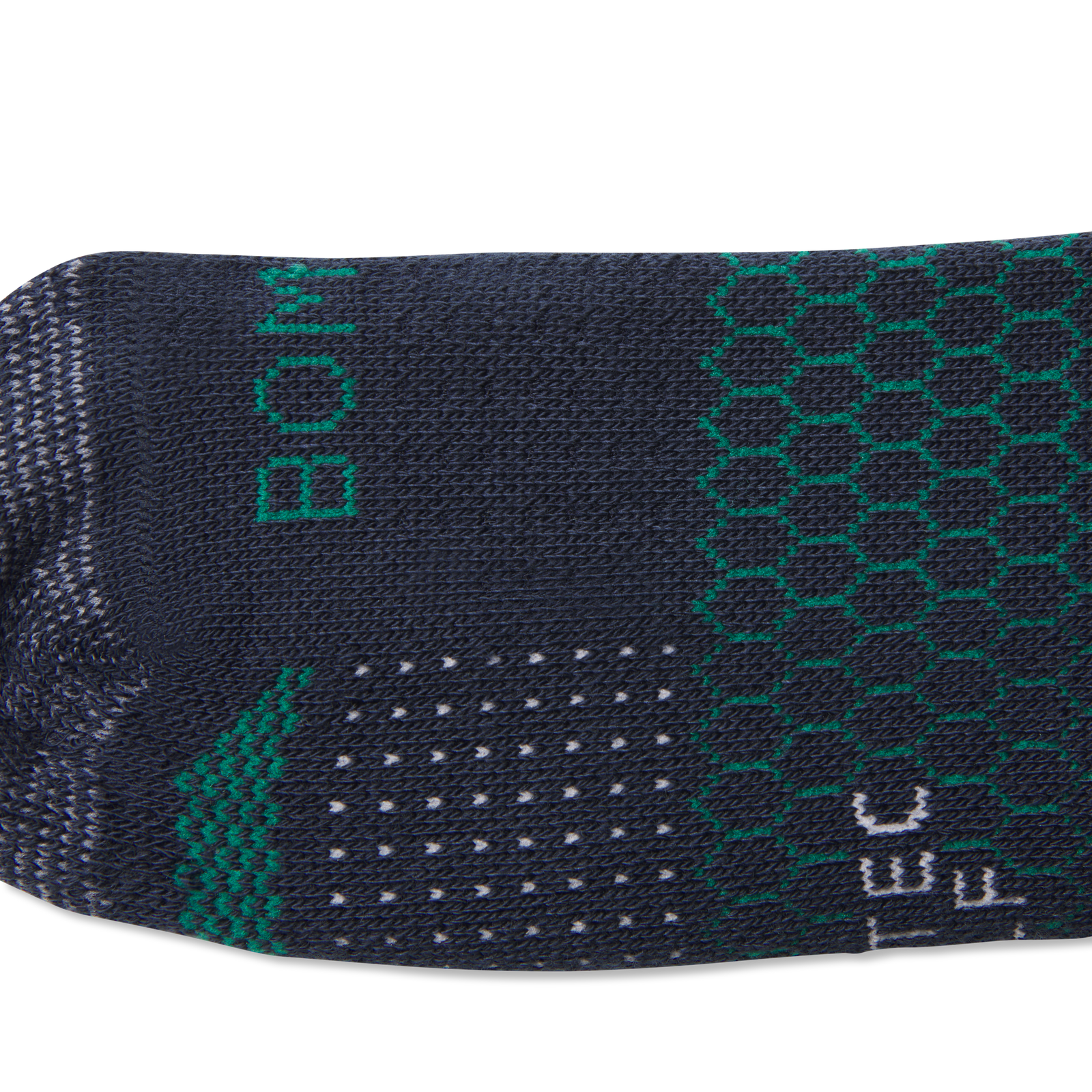 Golf Quarter Socks - Midnight Navy Detail [8602]