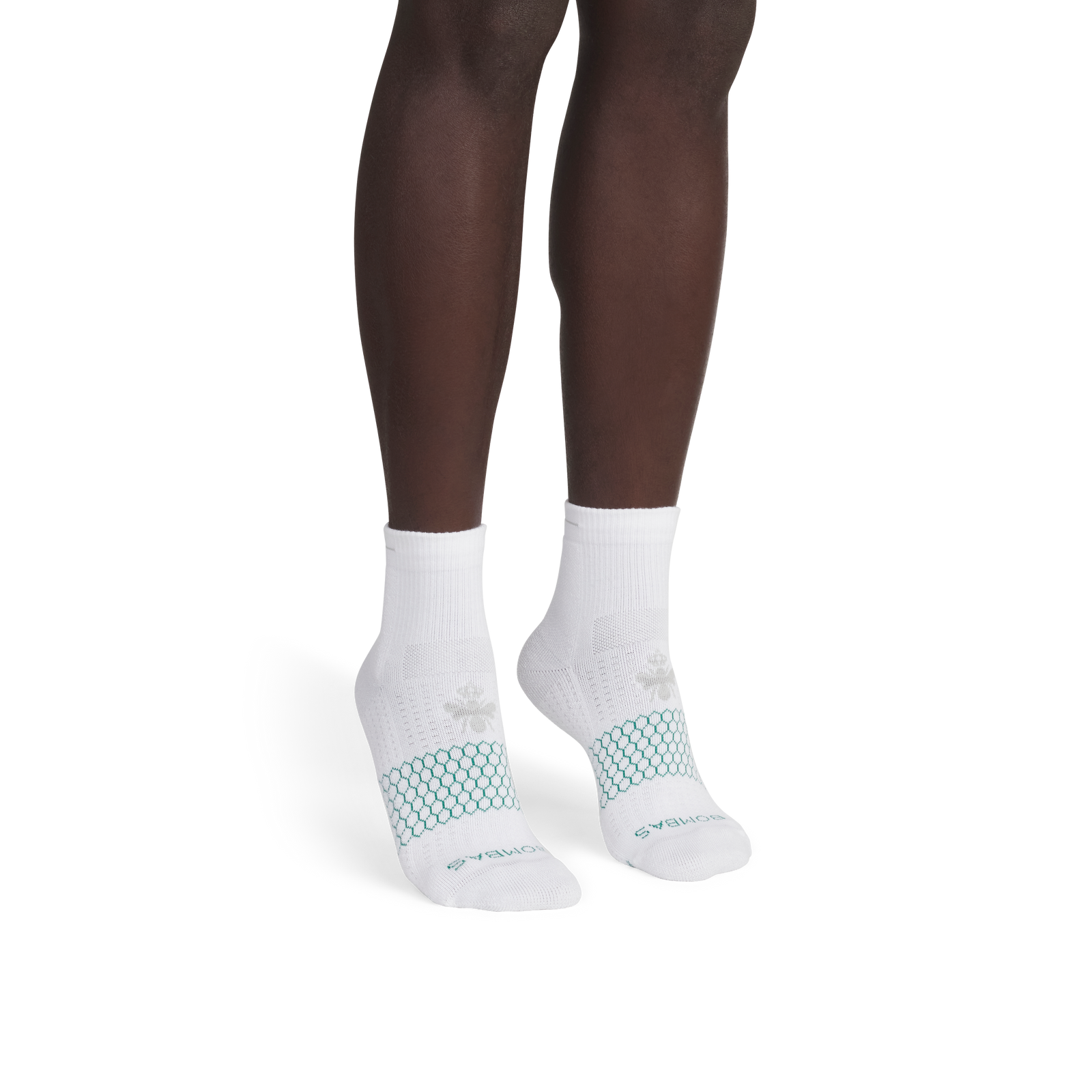Golf Quarter Socks - White MO1 [8602]