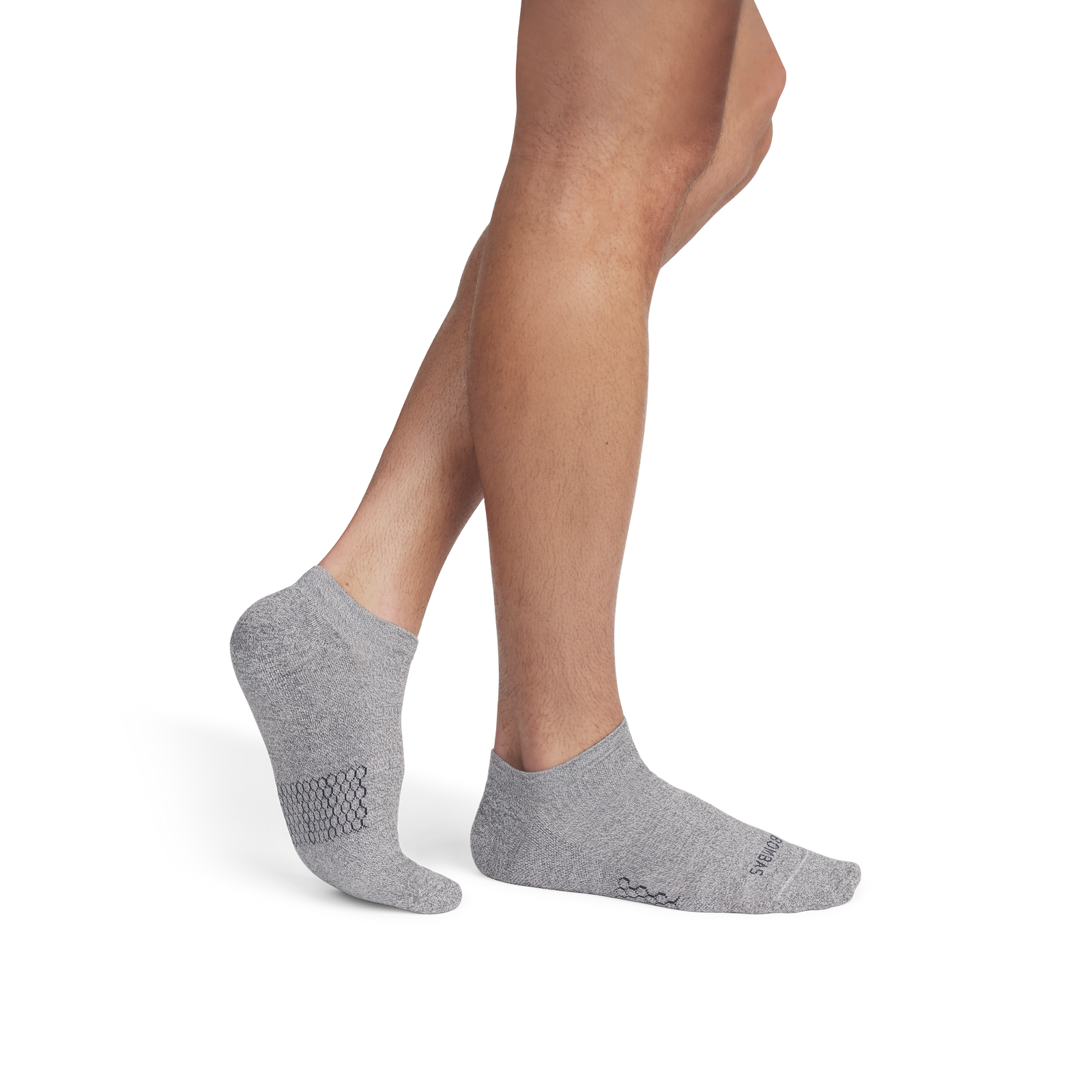 Modern Rib Ankle Socks - Washed Black Soft White MO2 [8607]