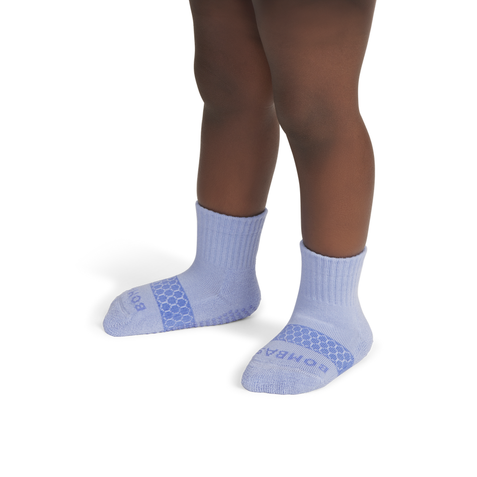 Solids Gripper Calf Socks - Dawn Blue TO1 [8618]