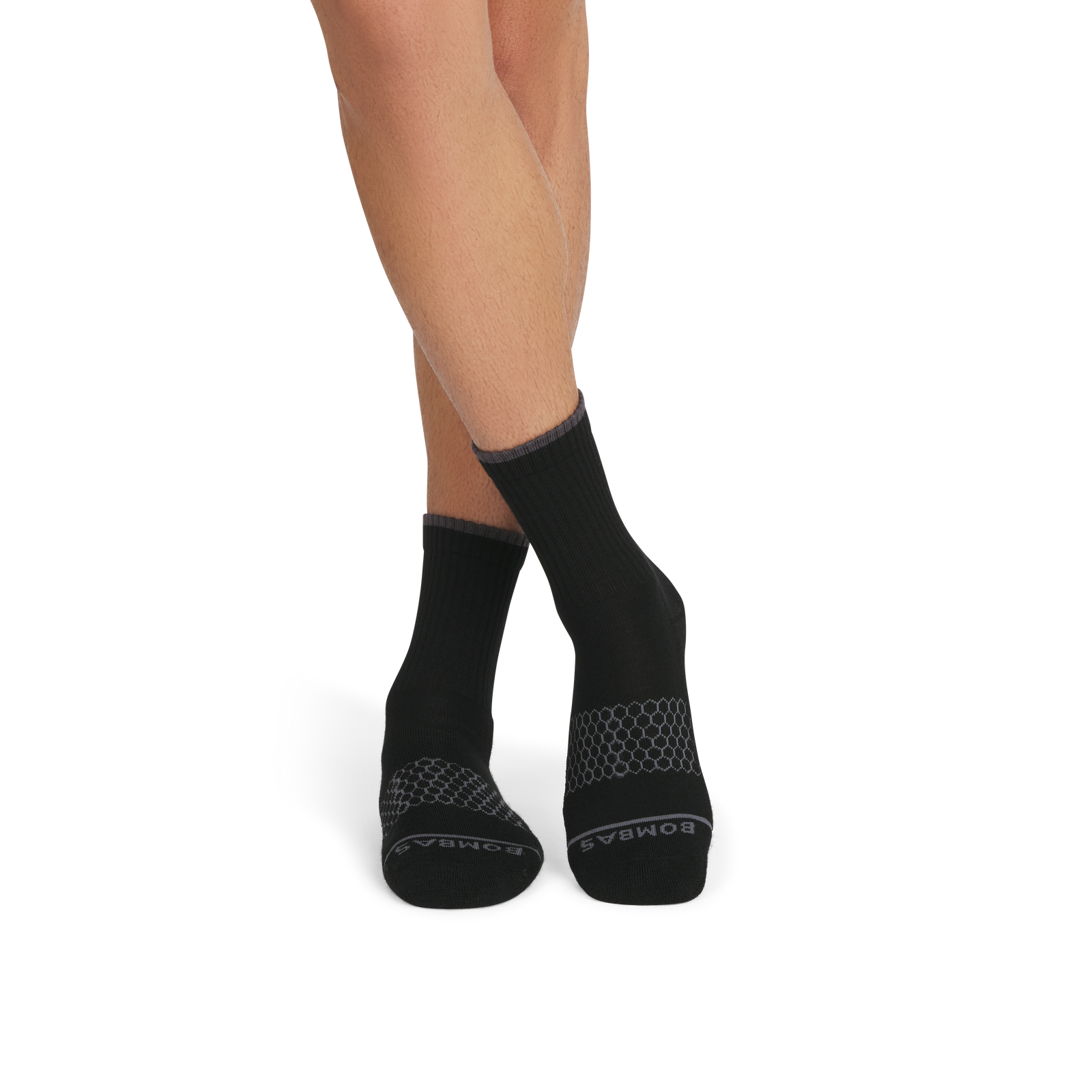 Merino Wool Blend Half Calf - black MO1 [8624]