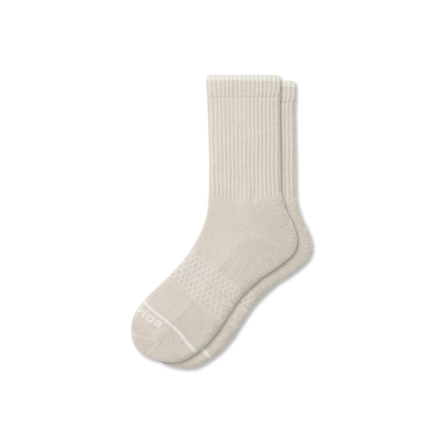 Men's Merino Wool Blend Half Calf Socks - Breathable Comfort