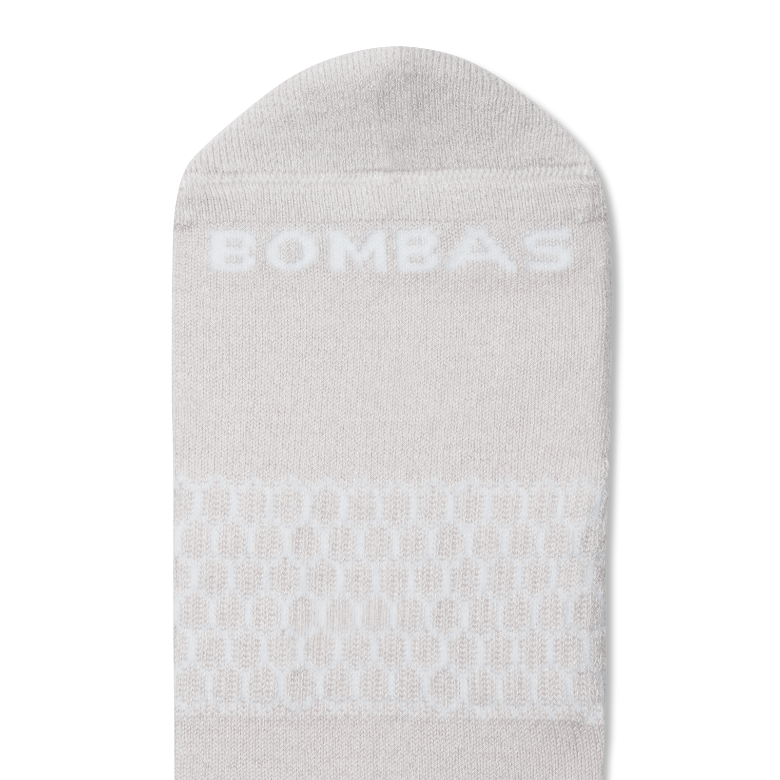 Gripper Ankle Socks - Harbor Grey Soft White Detail [8629]