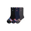 navy black mix
