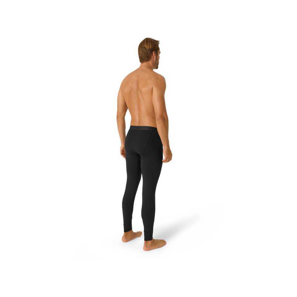 Cotton Modal Blend Long Underwear - Black MO3 [8713]