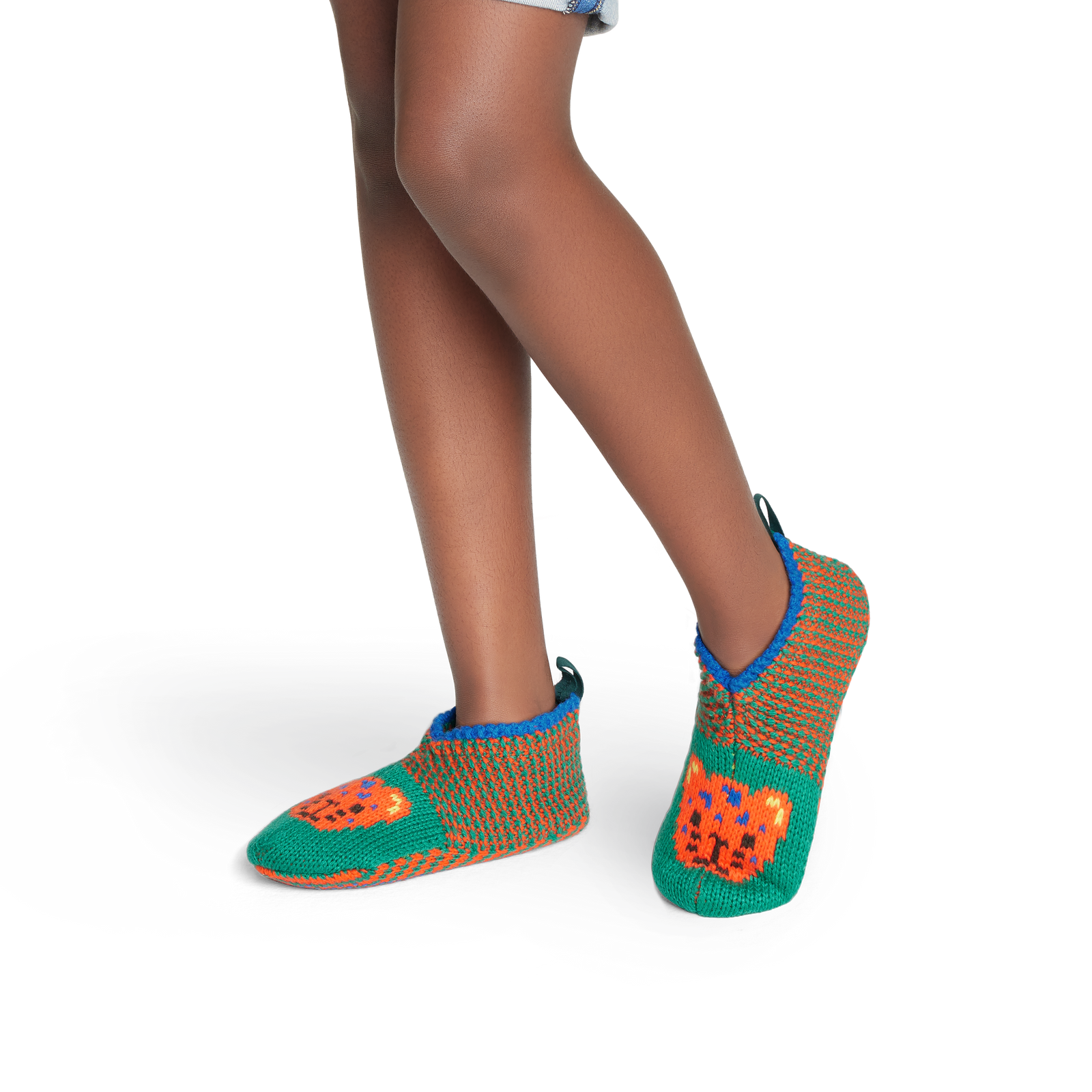 Patterned Gripper Slipper - Kelly Green YO1 [8720]