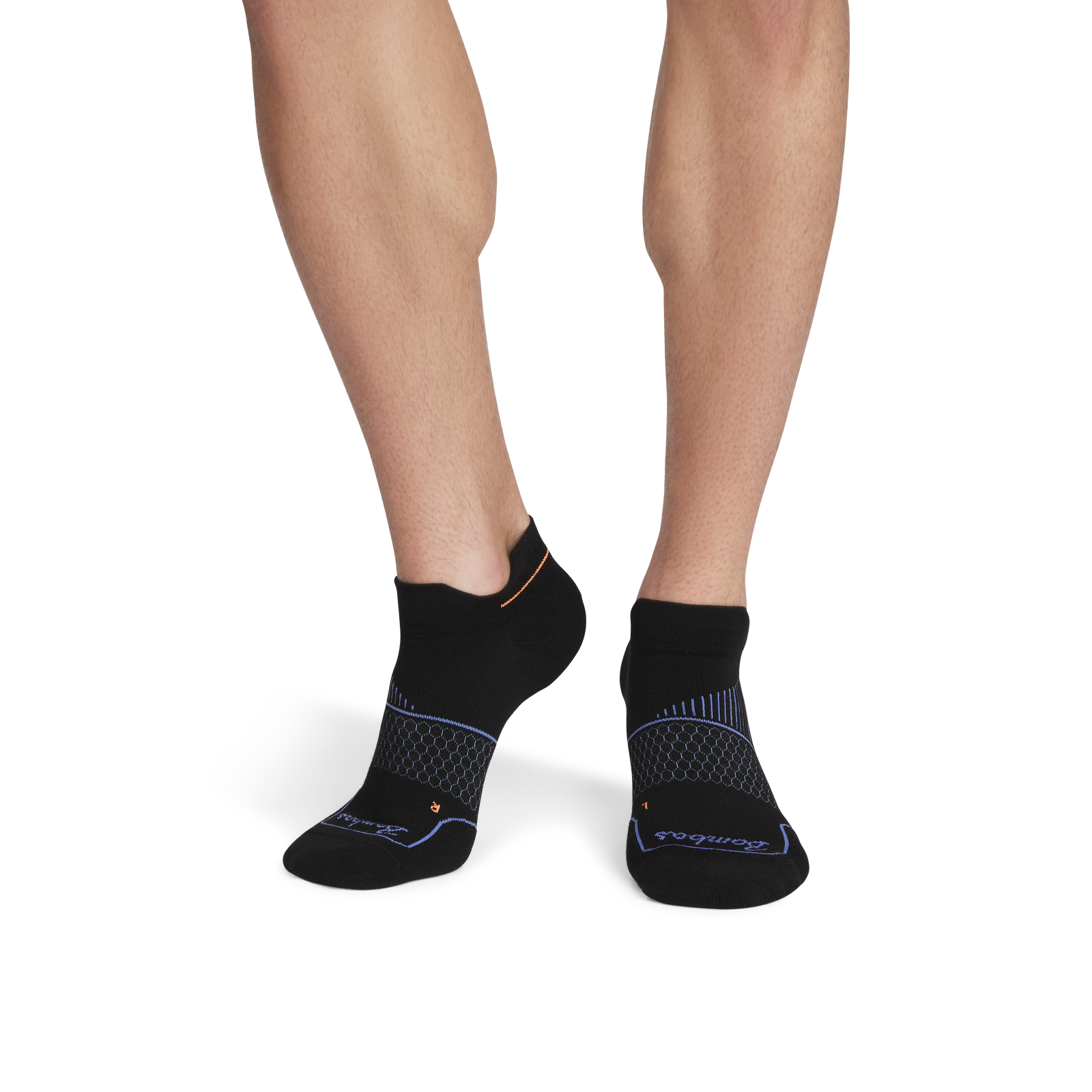Running Ankle Socks - Black / Peri Sky MO1 [8818]